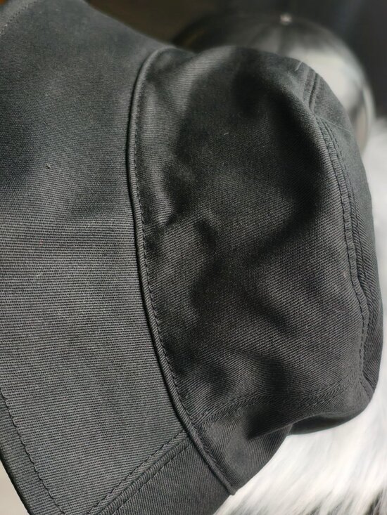Miu Miu - Black - Bucket Hat - White Letters on Black Label main image 4